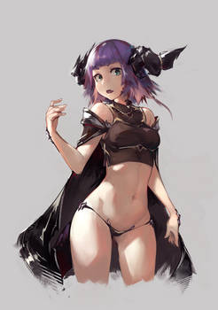 Tyrian Purple Dragon Girl