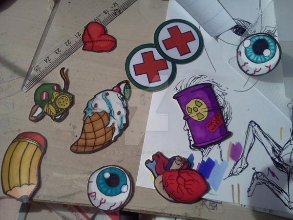 Cute Homemade Stickers by HorizontalProjection on DeviantArt