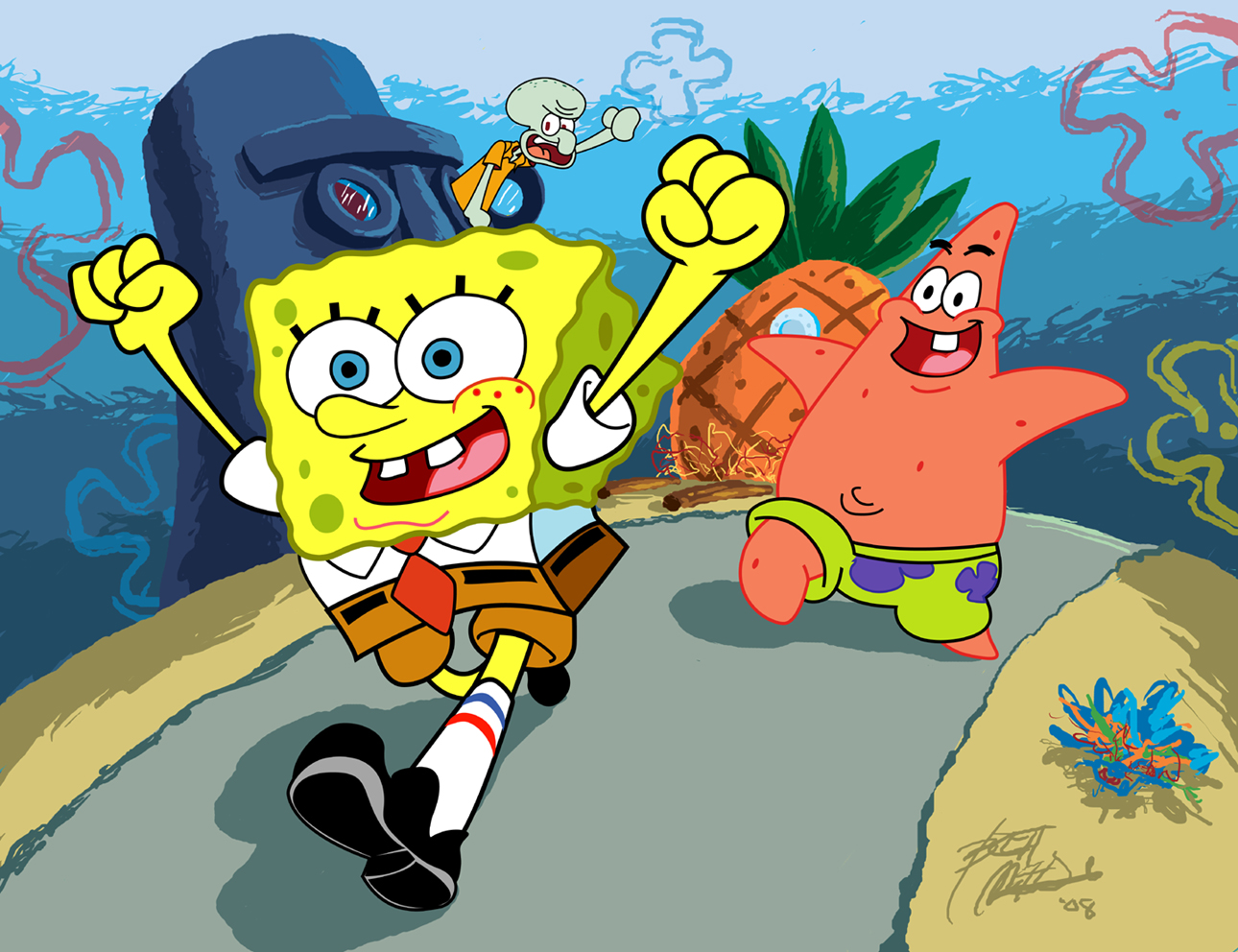 SpongeBob Fan Art by BMIllustrations on DeviantArt