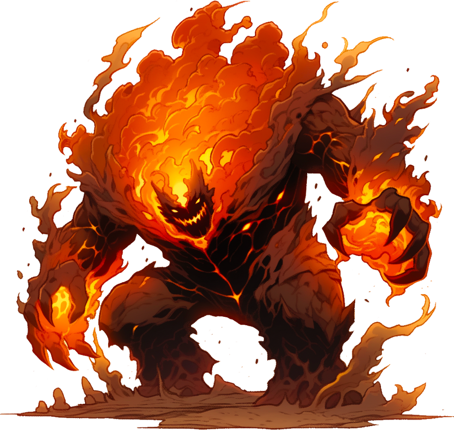 Fire elemental by matteobenf on DeviantArt