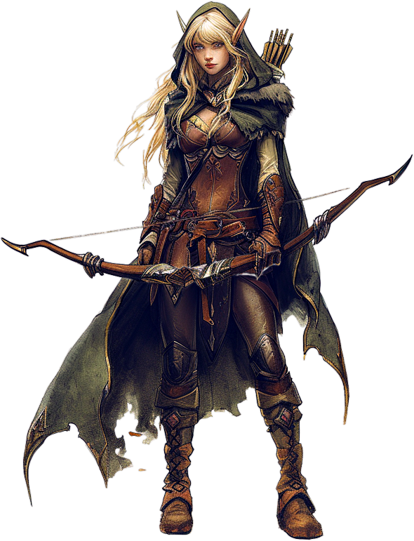 Elf ranger by matteobenf on DeviantArt