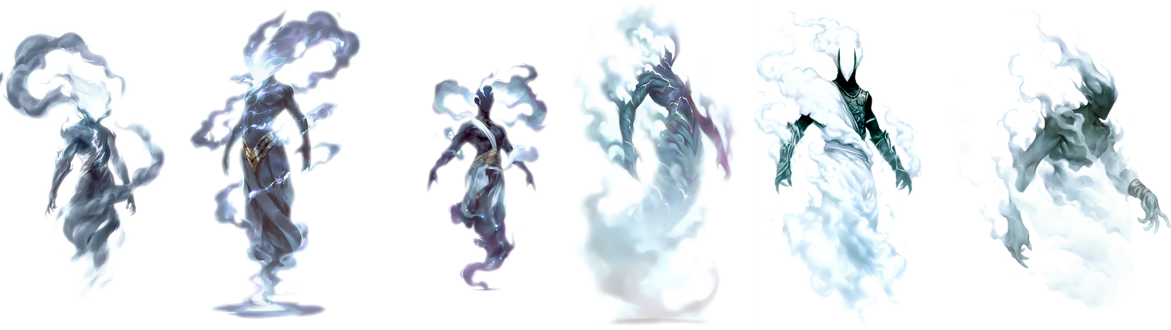 Air elementals by matteobenf on DeviantArt