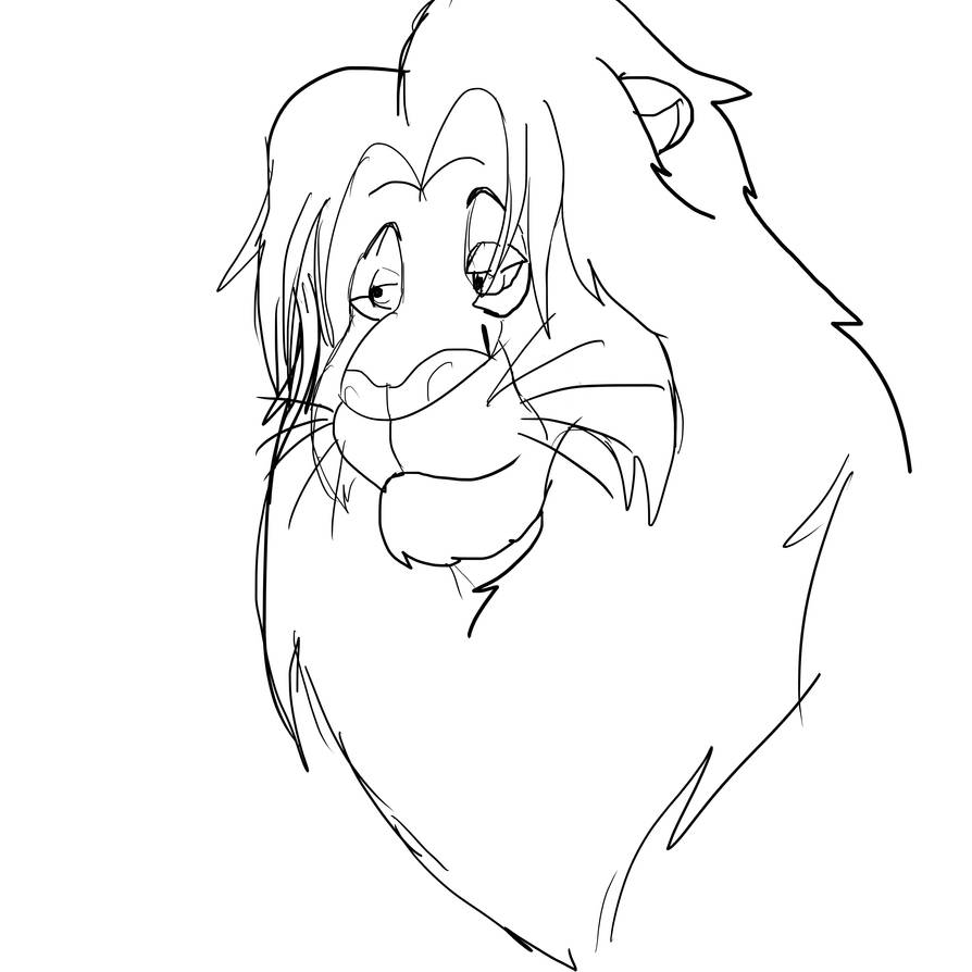 Simba Sketch by Goofdaloop on DeviantArt