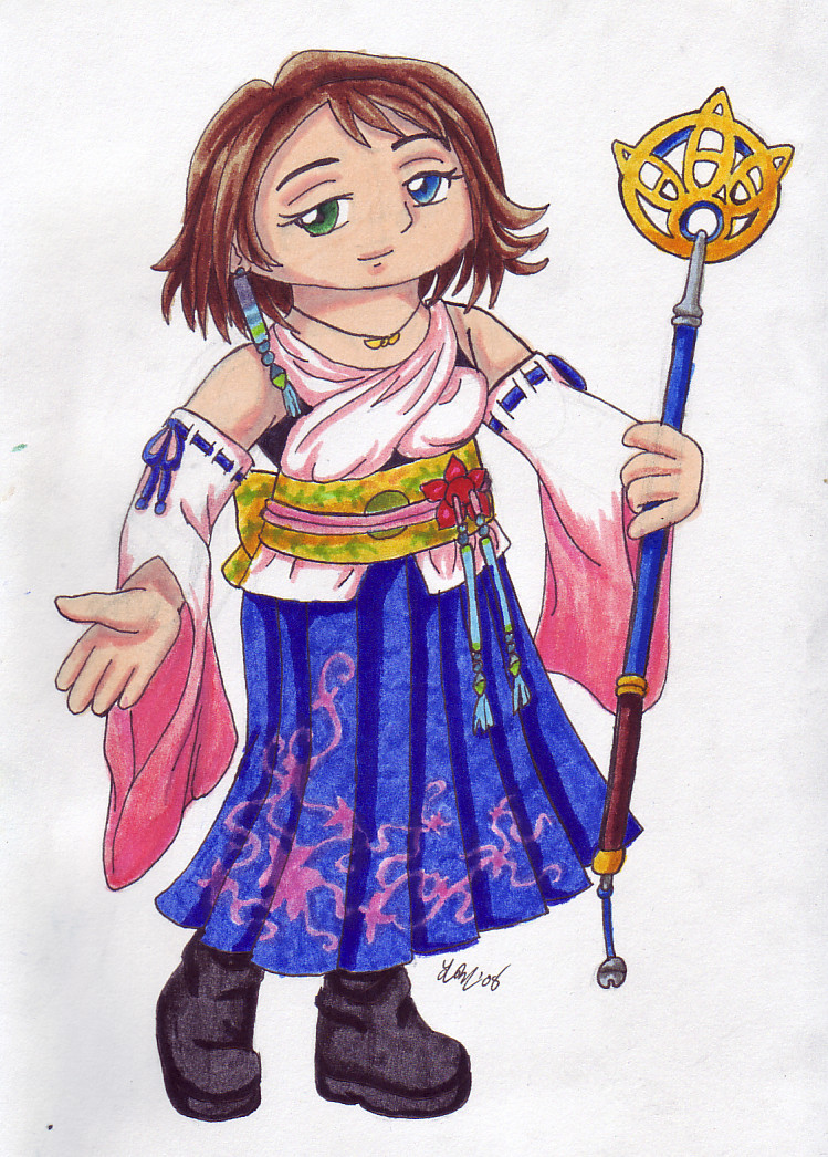 Fanart Challenge: Yuna Chibi