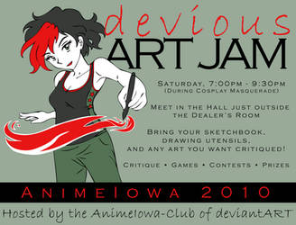 Devious Art Jam 2010 by AkiAmeko