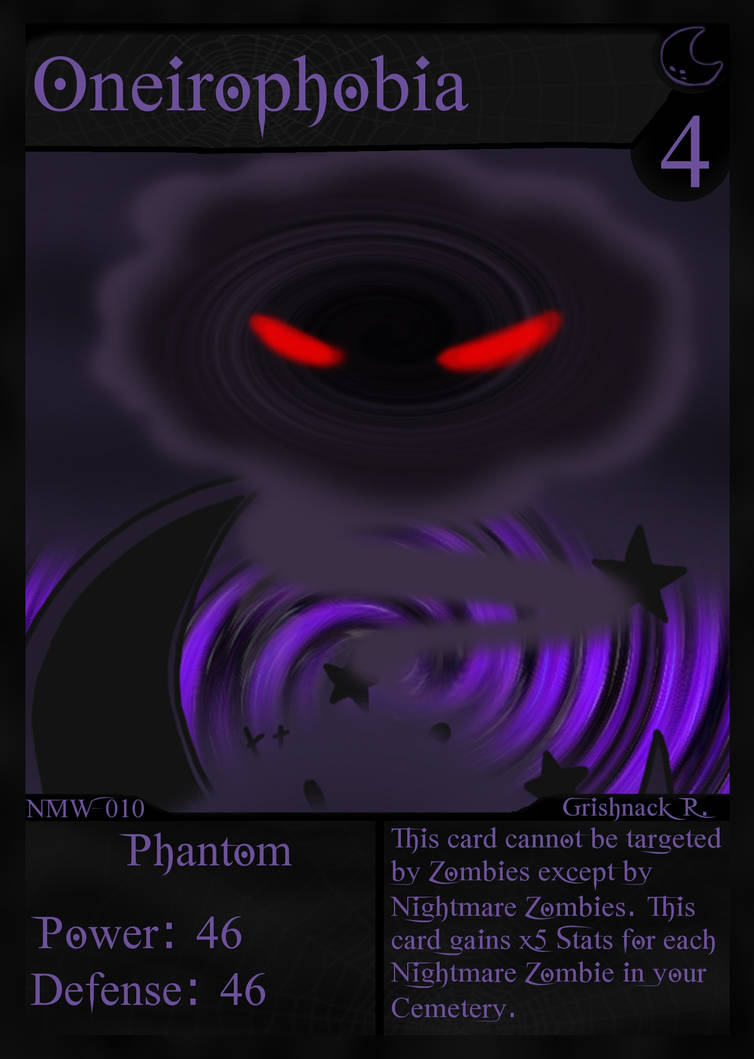 NecroMasters - NMW -010 - Oneirophobia by PlayboyVampire on DeviantArt