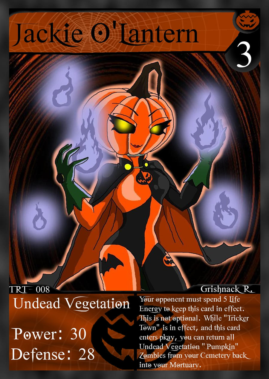 NecroMasters TCG - TRT - 008 - Jackie O'Lantern