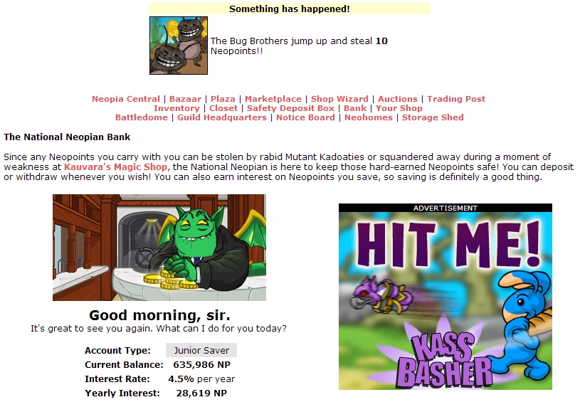 RAGE! - Bug Bros Stole My Neopoints!!