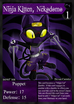 NecroMasters - BOWF - 008 - Ninja Kitten, Nekodomo