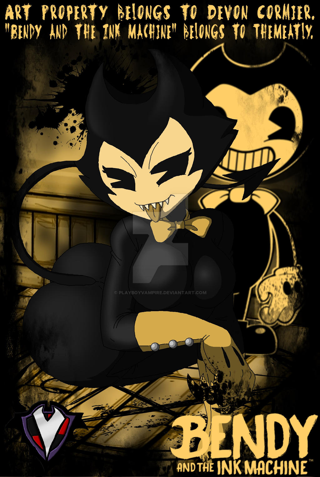 Bendy and the Ink Machine - Umbra as Bendy by PlayboyVampire on DeviantArt