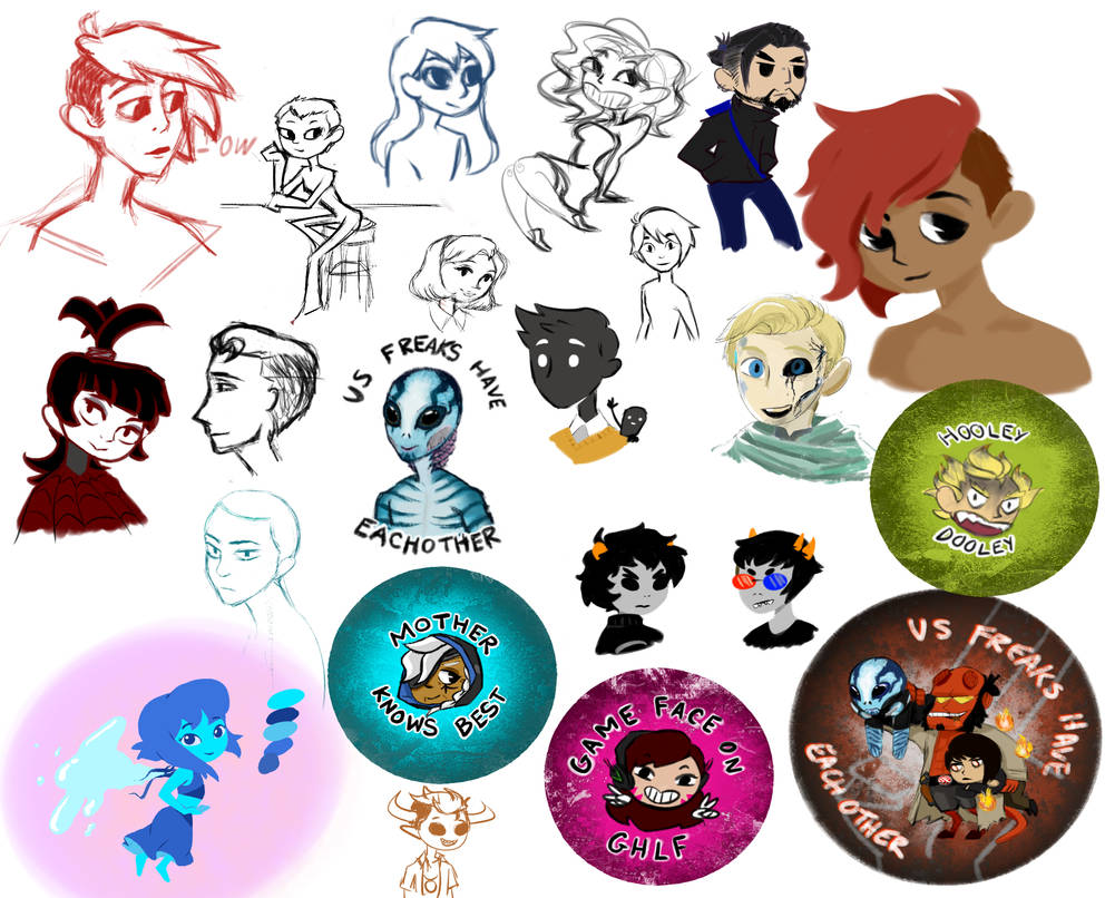 random doodle by defeatedart on DeviantArt