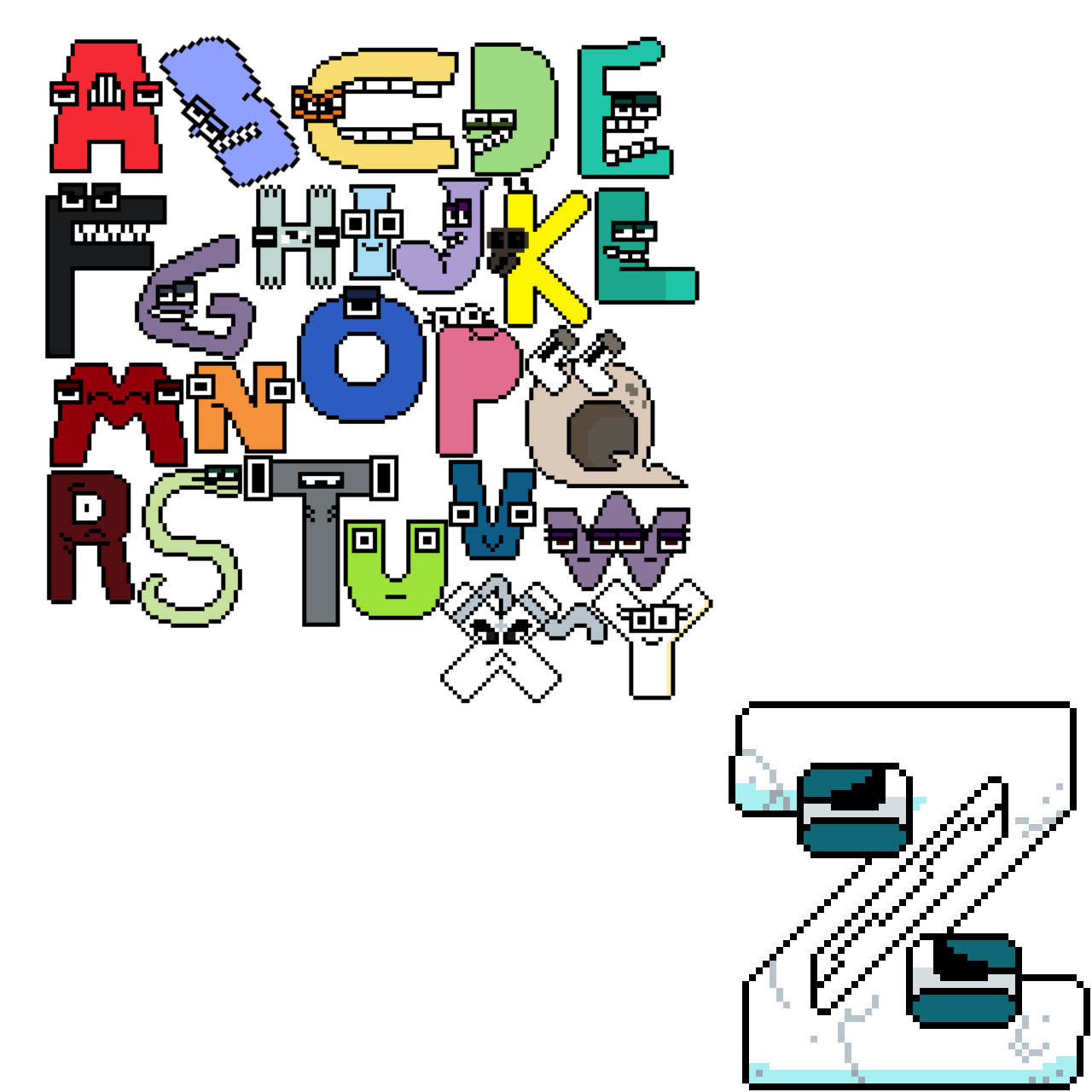 Alphabet lore but the opposite 4 (my version) by vaccine804new on DeviantArt