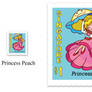 Princess Peach Stamp