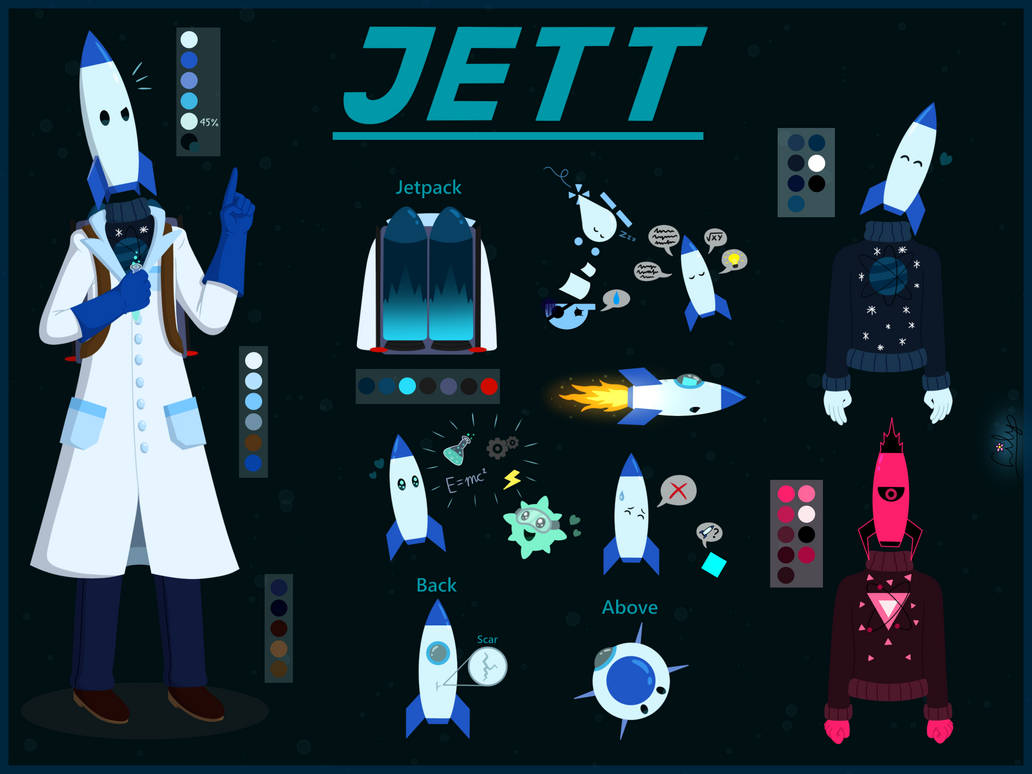Jet Reference Build Jett Rocketship reference sheet by DragonfireMagic on DeviantArt