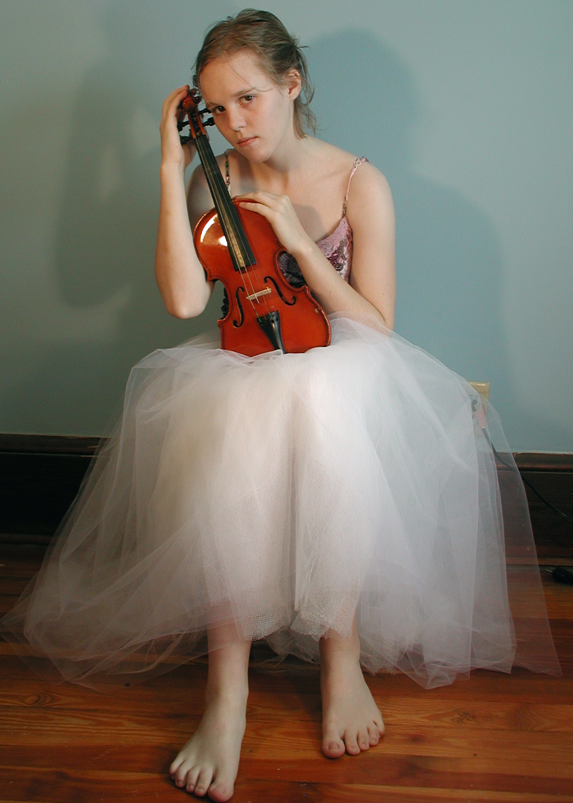 Sitting with Violin