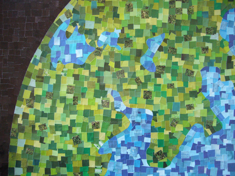 Earth Collage Pattern Earth Collage by GemzLuvsMusic on DeviantArt
