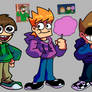 The eddsworld gang taking place of Edd