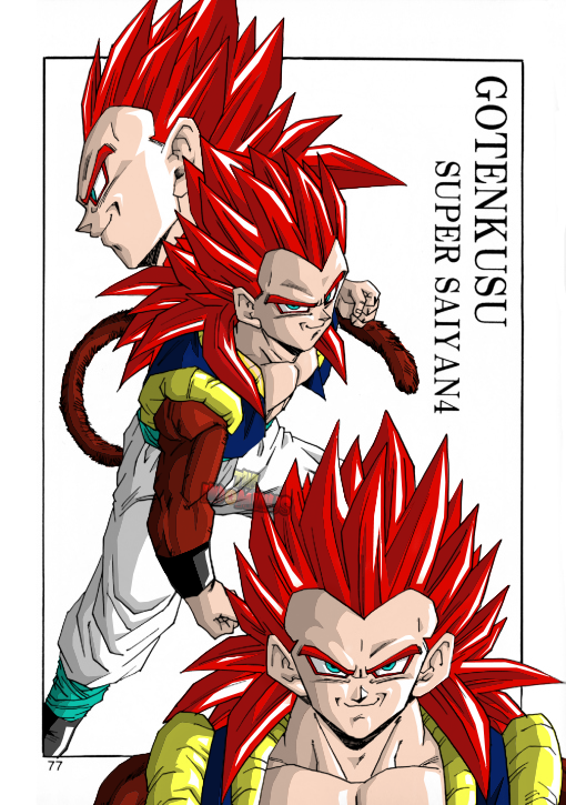 GOTENKS ADULTO SUPER SAIYAN 4