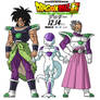 BROLY, FREEZER Y PARAGUS- Poster