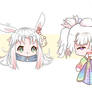 OTA Art: Shiroyuki and Sleepy Bunny