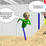 Baldi chases CGI Norman Price