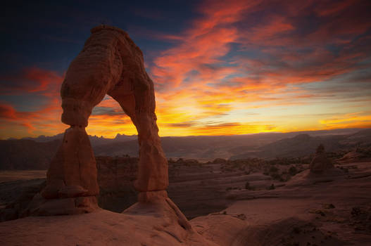 Delicate Arch Sunset