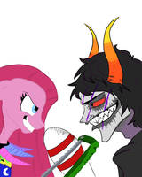 Gamzee vs. Pinkie Colored