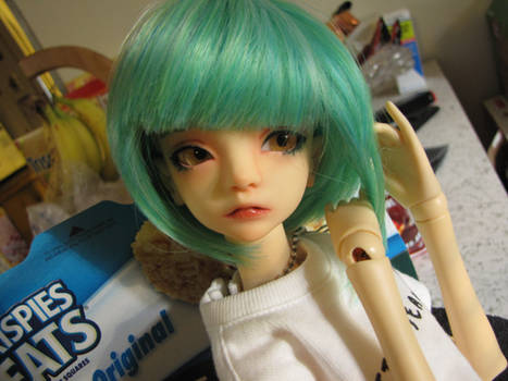 Spinach as a Ball Jointed Doll