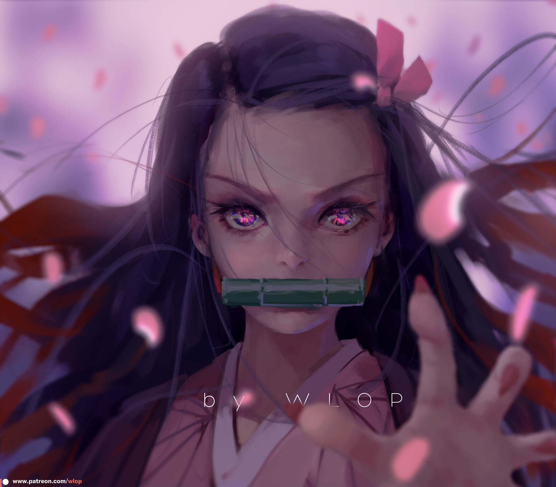 NEZUKO FANART - artist support (desc) by banapye on DeviantArt