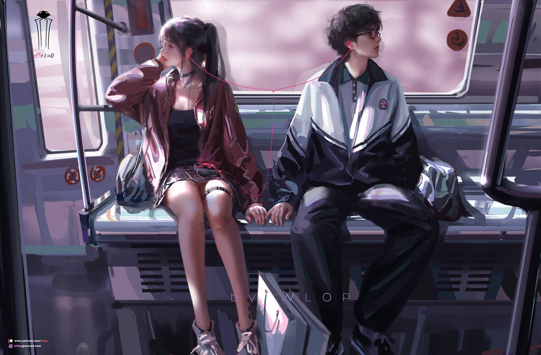 Subway by wlop on DeviantArt