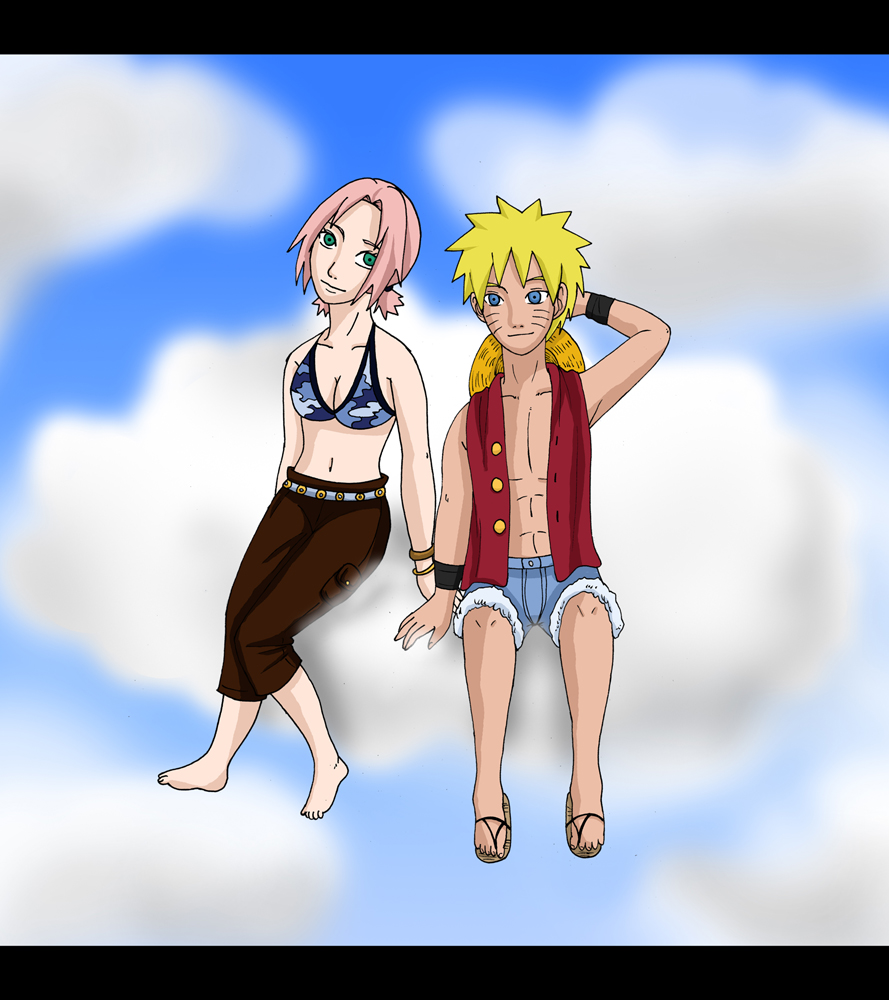 NaruSaku as LuNa