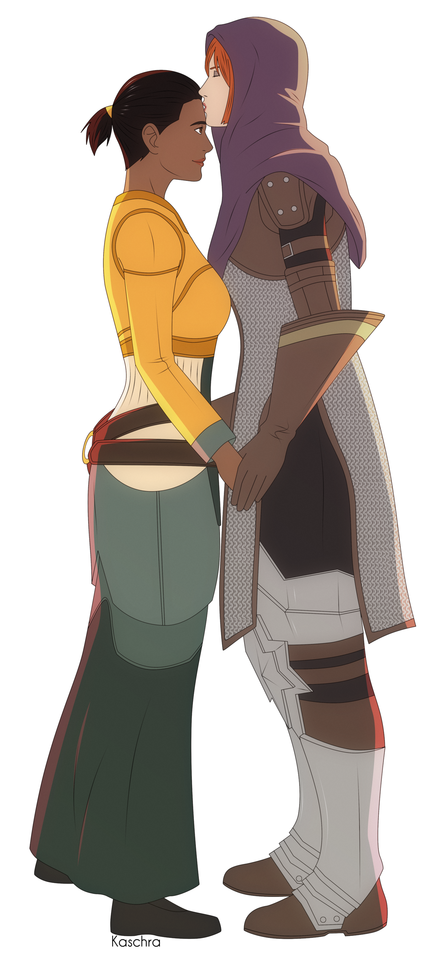 Dragon Age: Archery Lesson (Lyna x Leliana) by Berserker79 on DeviantArt