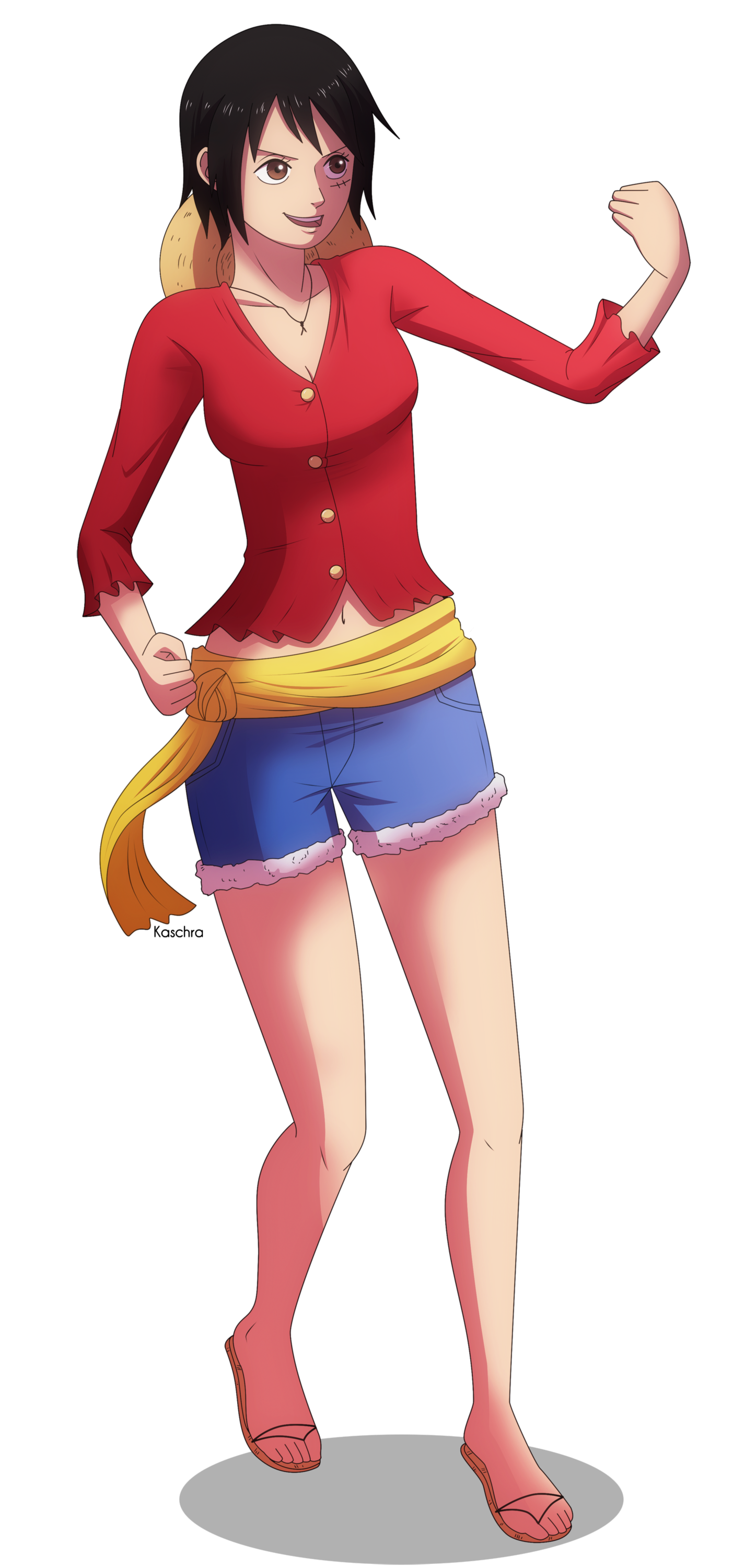 OP - Fem!Luffy by Kaschra on DeviantArt