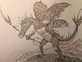 Ed the Crocodilian Valkyrie