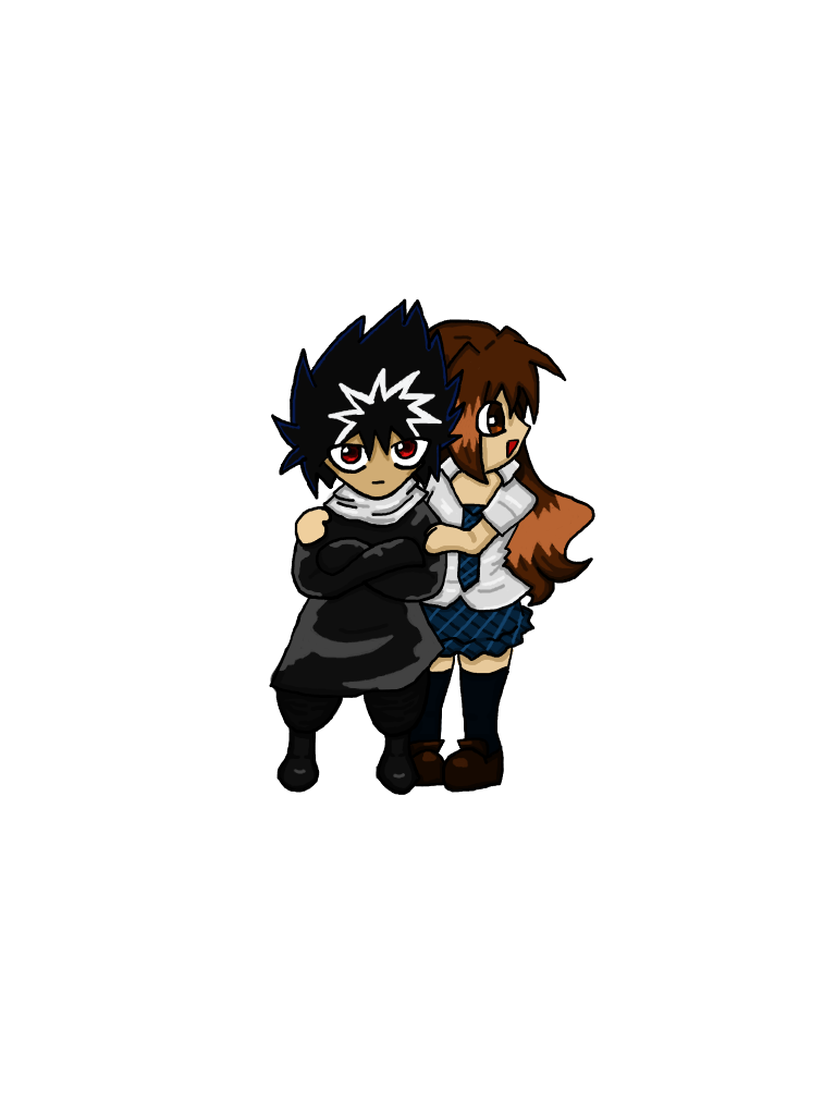 Hiei and Kiyoko chibi