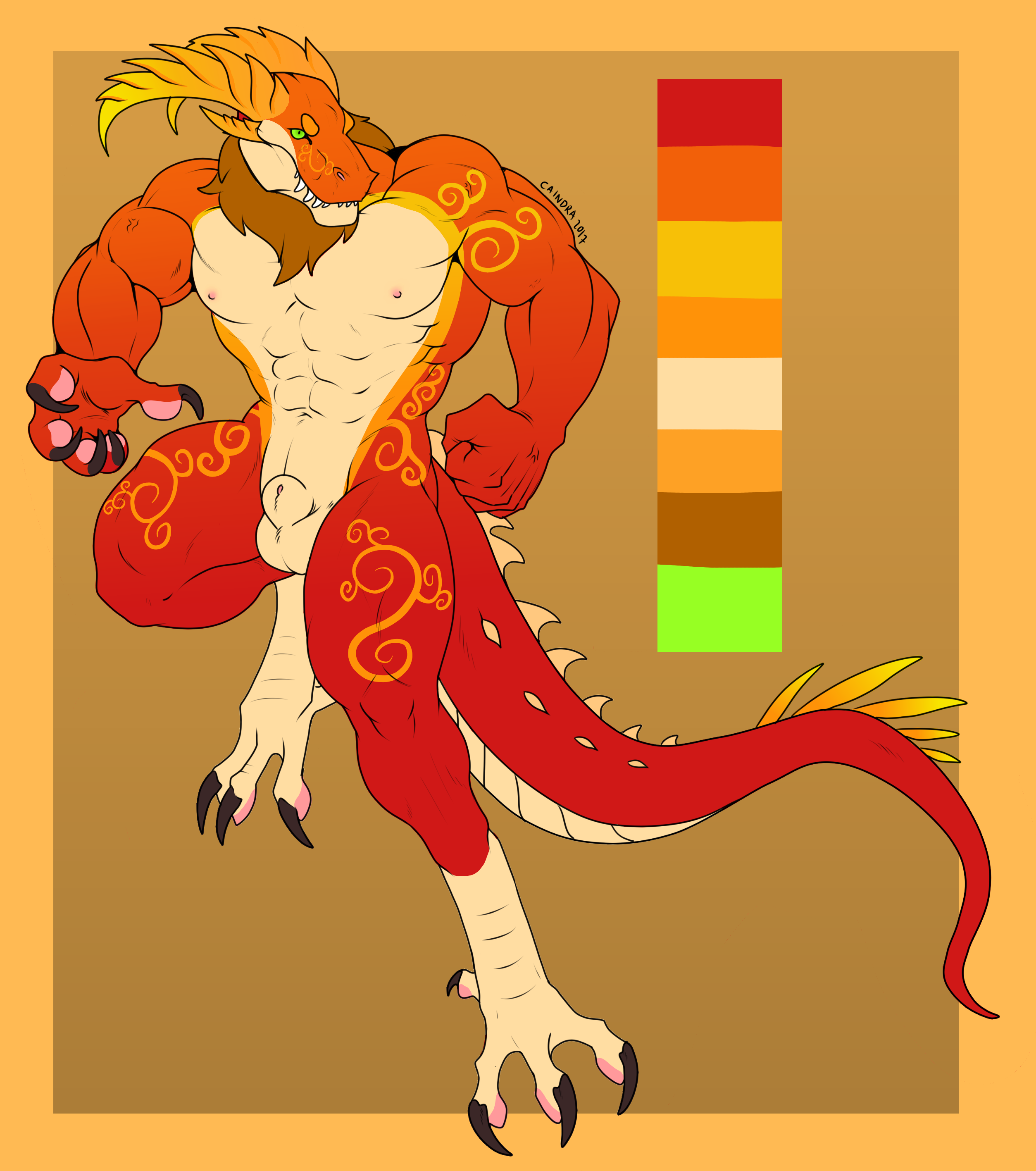 $15 Anthro Dragon (CLOSED) by NE0-Adopts
