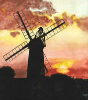 Evening Windmill