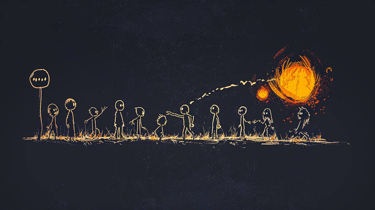 The Power of Unity: A Stick Figure Story by RecklessDreams-AI on DeviantArt