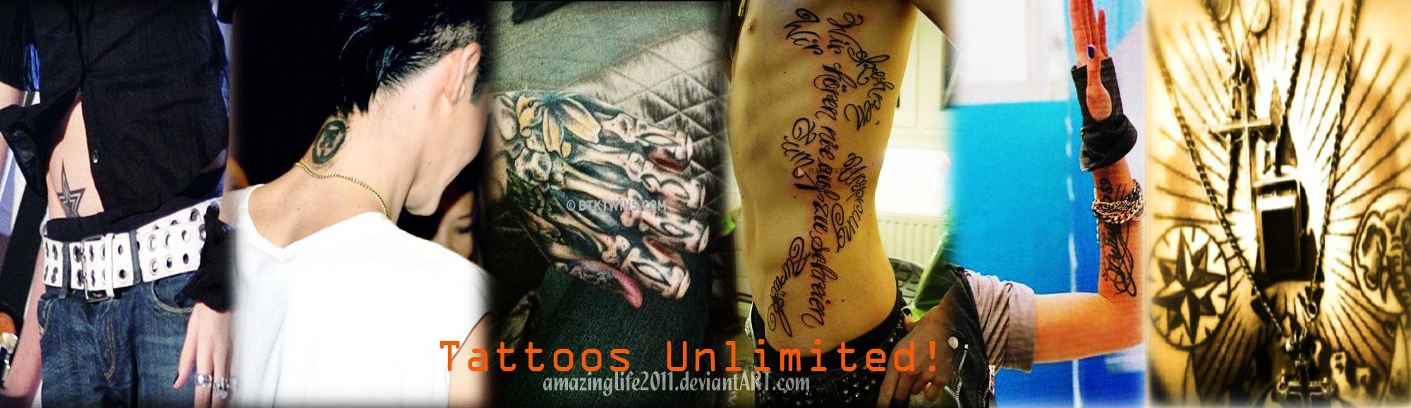 Bill kaulitz's tattoos!