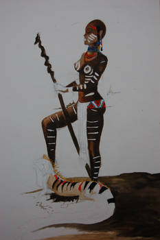 Female African Warrior