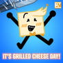 WOOOOOOOOO! HAPPY MYSELF AS GRILLED CHEESE DAY!