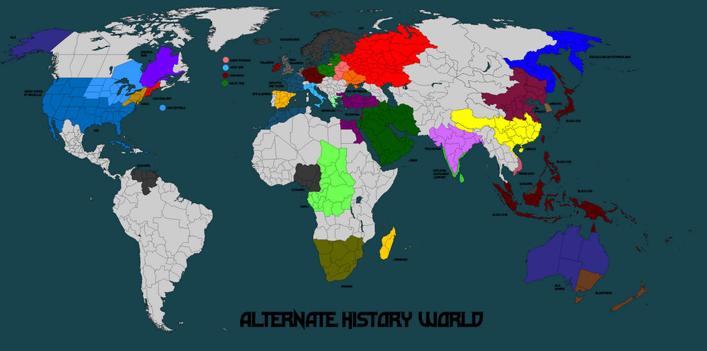 Altered World Map Alternate History World Map Mk-11 by Norbertus1757 on DeviantArt