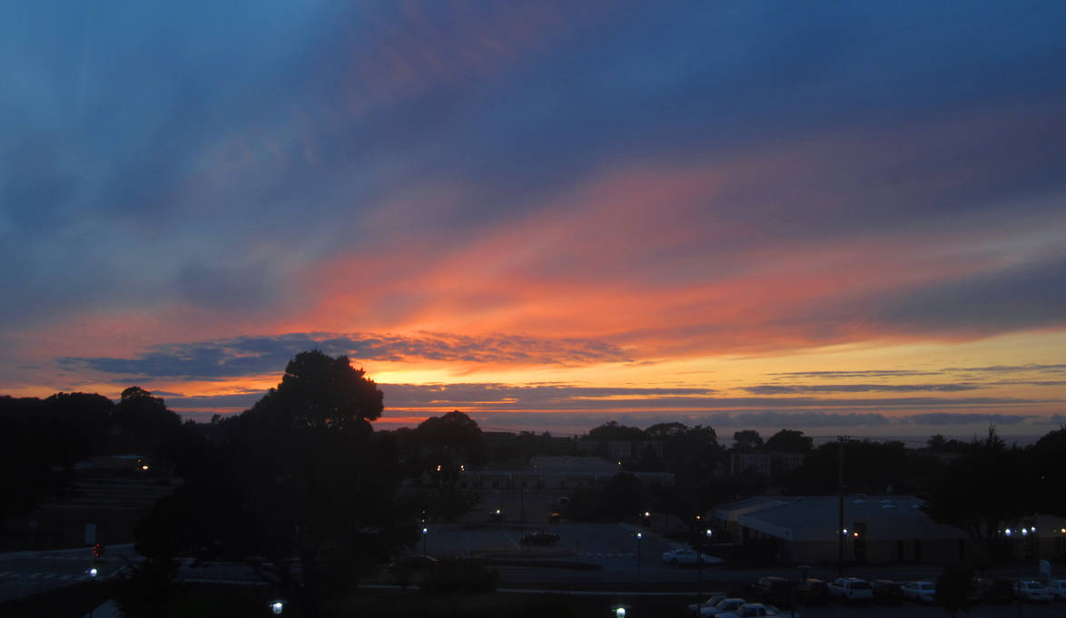 Sunset Color Explosion with Clouds by Calvnor on DeviantArt