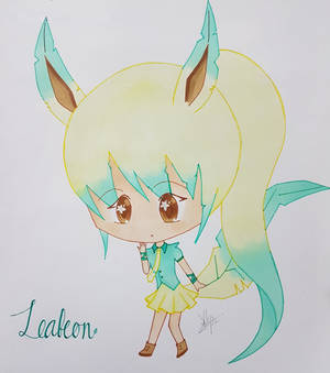 Humanoid Leafeon ~