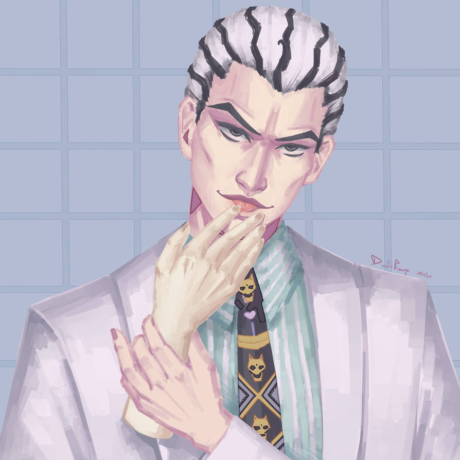 Kira Yoshikage Fanart By Diablerougeart On DeviantArt kira-yoshikage-fanart-by-diablerougeart-on-deviantart