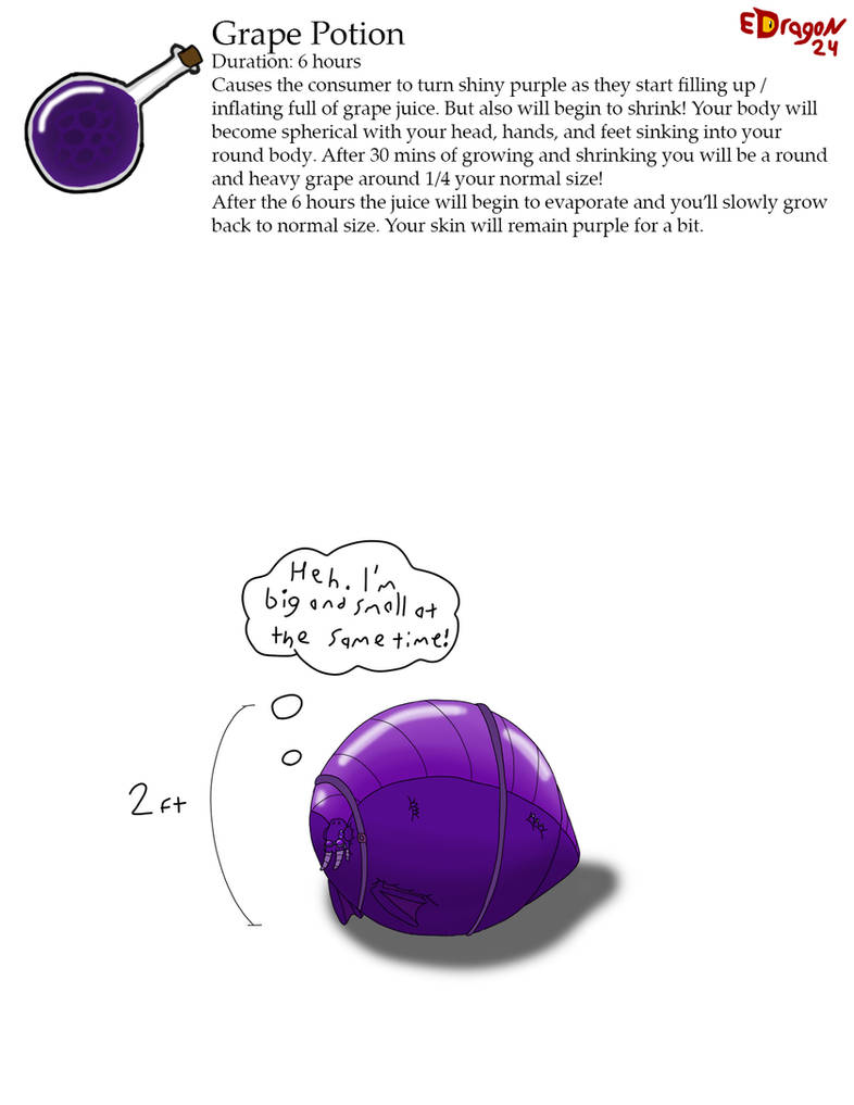Grape Potion by Edragon45 on DeviantArt