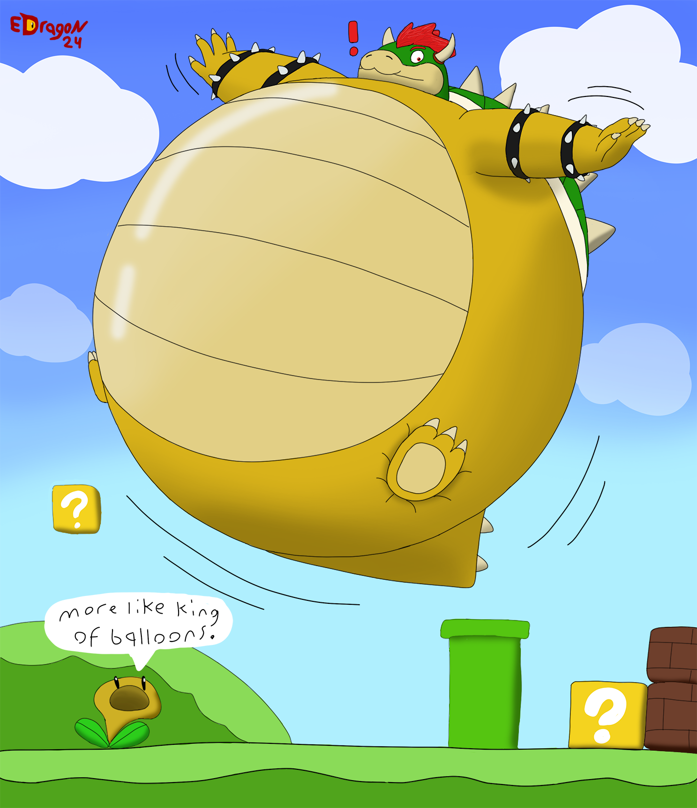 Browser Inflation Bowser Wonder balloon by Edragon45 on DeviantArt