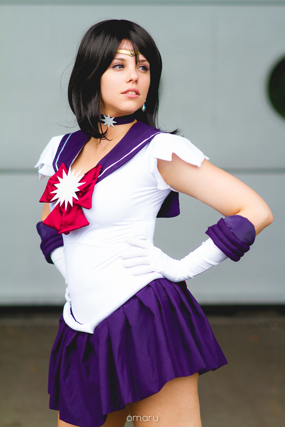 Cosplay Sailor Saturn from Sailor Moon