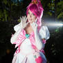 Cosplay Cure Blossom from Heartcatch Pretty Cure