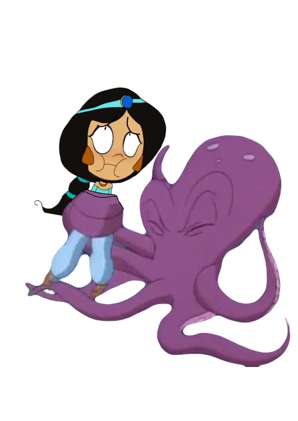 Princess Octopus Princess Molly got captured by Octopus (PNG) by Jalendavis on DeviantArt